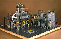 Maquette de raffinerie